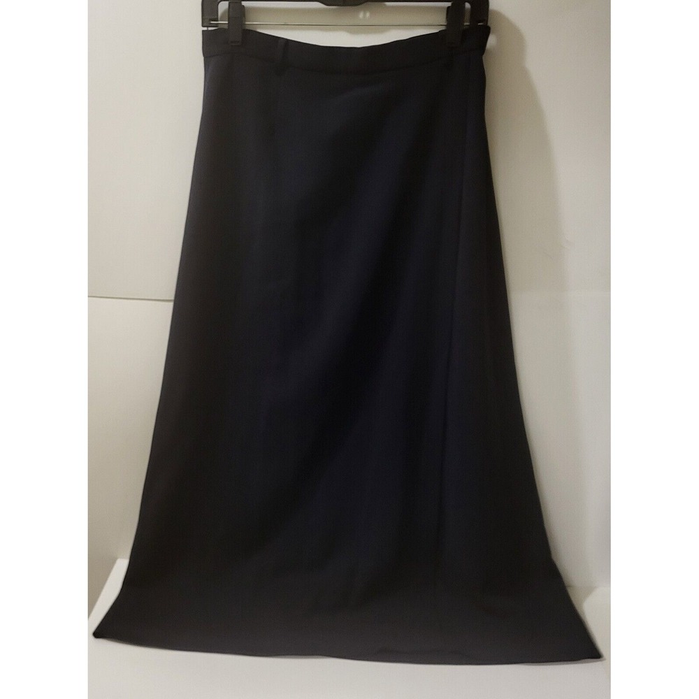 Barry Bricken's‎ Navy Blue Women's Wrap Skirt Size10